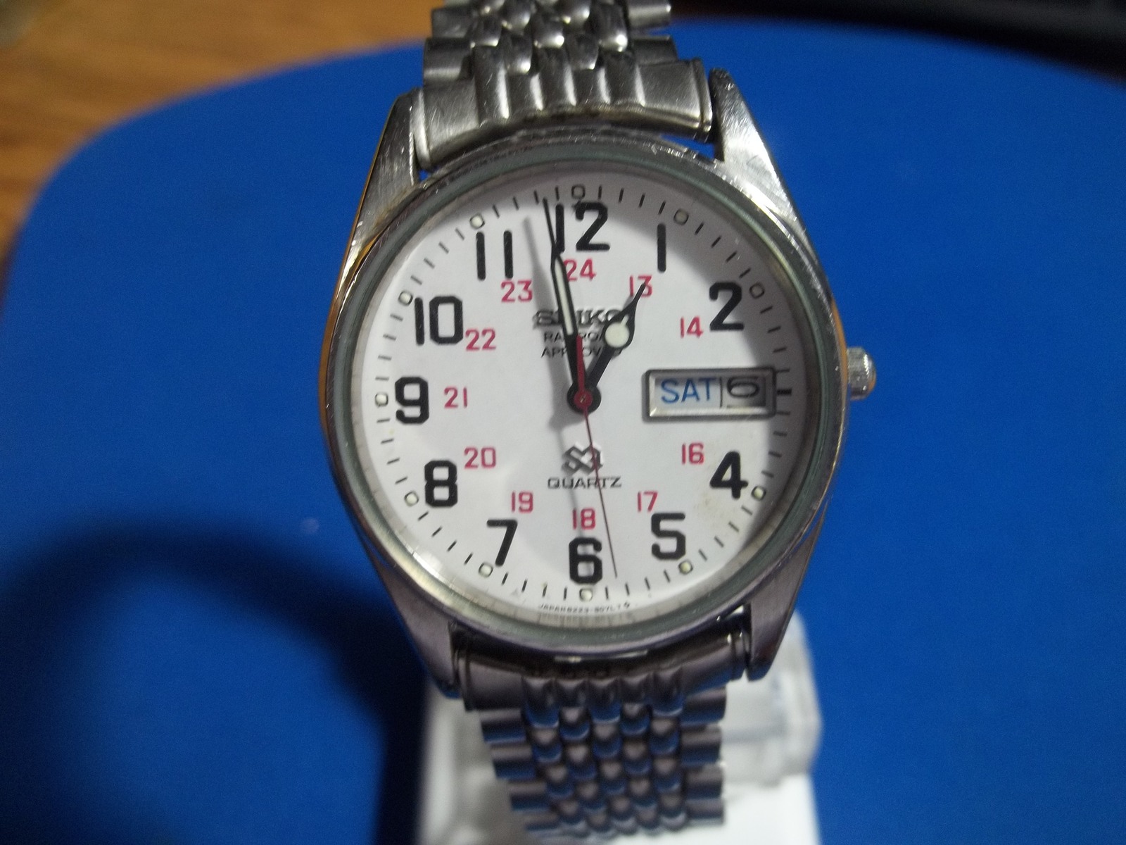 seiko railroad wrist watch