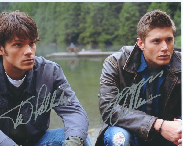 Jensen Ackles Supernatural autographed 8x10 photo RP 