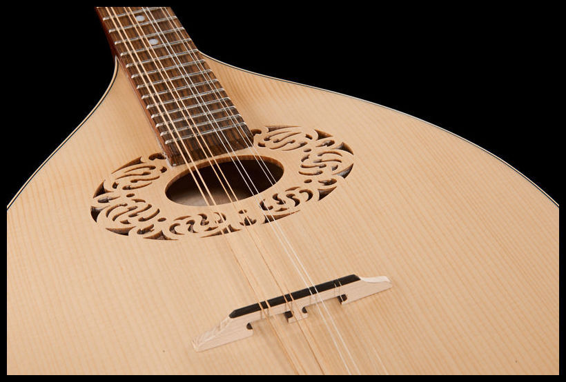 Octave Mandolin, short scale Irish Bouzouki, Solid Wood, made by HORA