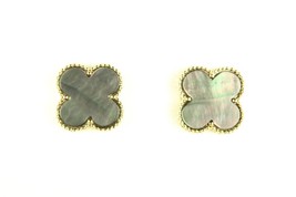 Large Motif Gold Plated Earrings  - $45.00