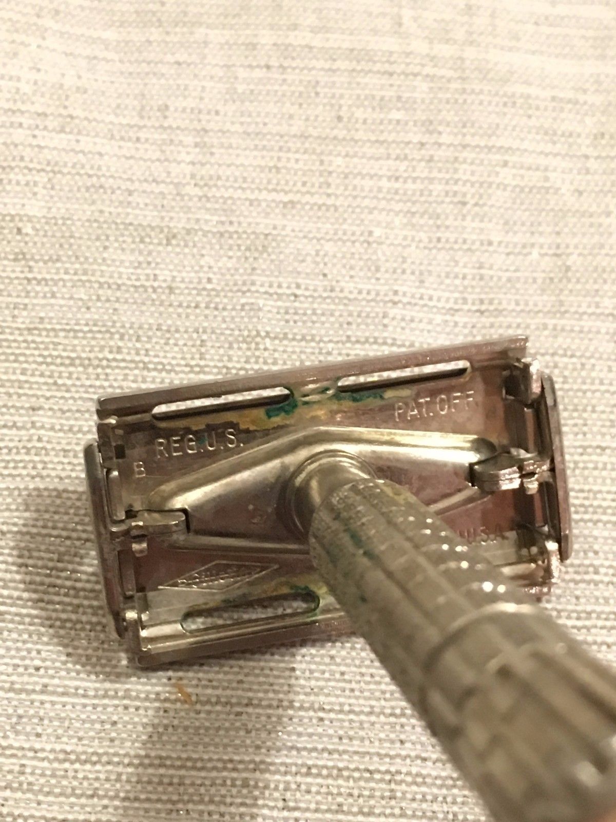 1956 B4 Gillette Super Speed Safety Razor Made in the USA Safety Razors