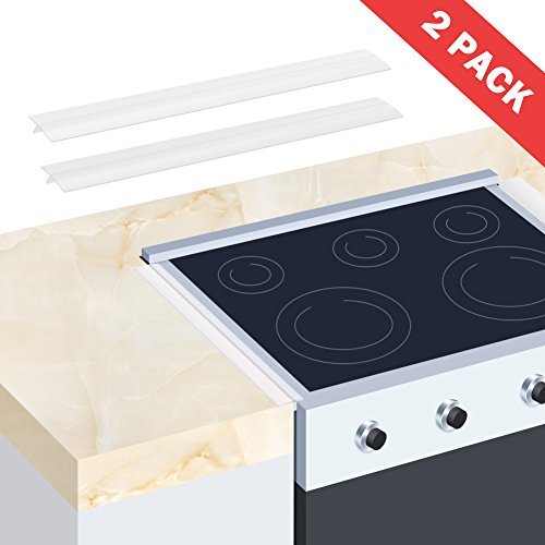 Wimaha 2 Pack Stove Gap Cover Counter Top Stove Fills Gap Between Countertop and Stove Burner