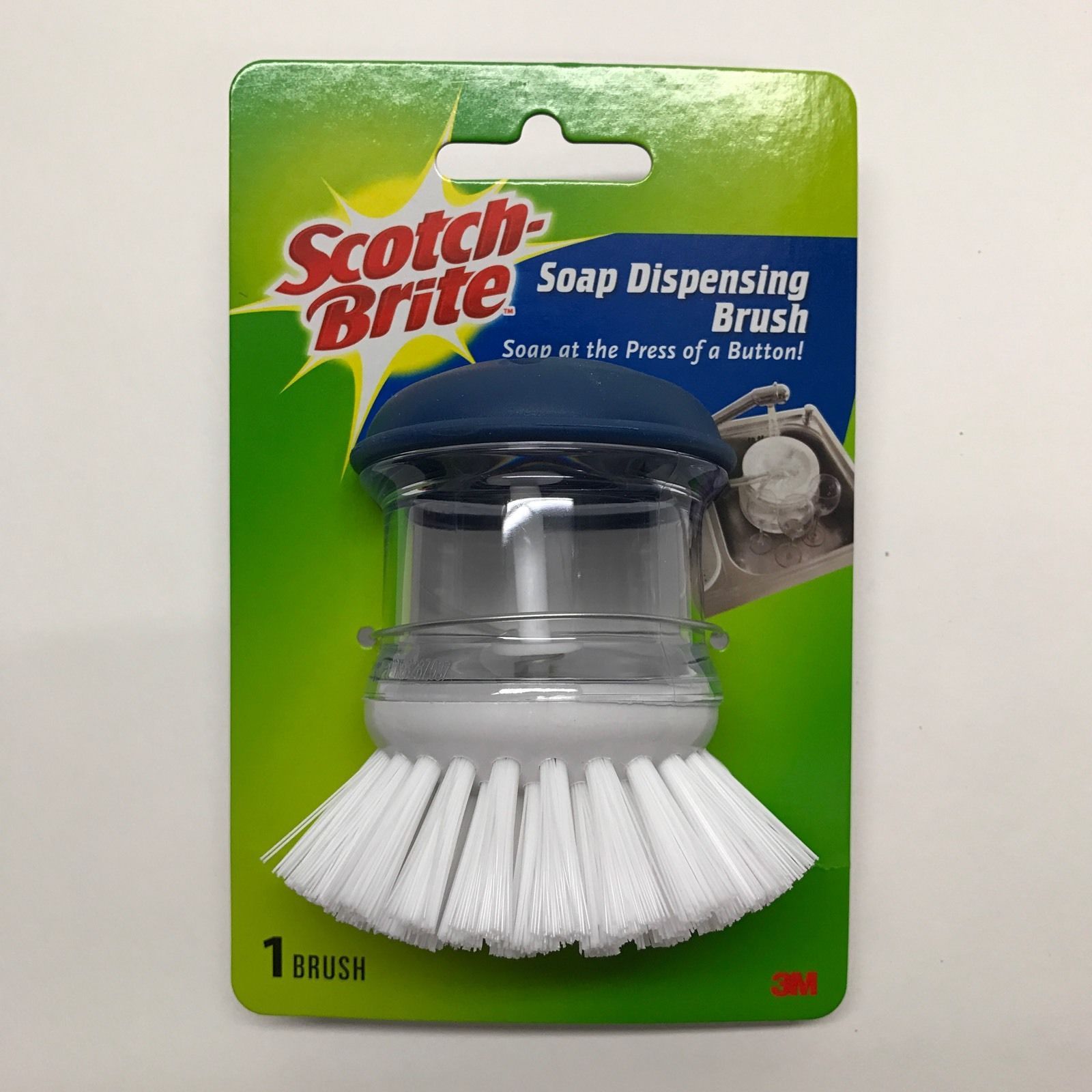 3M Scotch Brite 495 Soap Dispensing Brush Cleaning Products