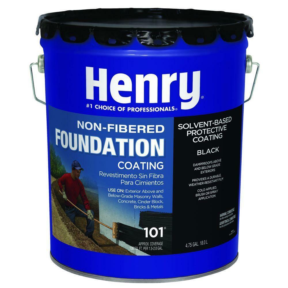 Henry Asphalt Roof Coating 4.75 Gal. NonFiber Foundation Solvent Based