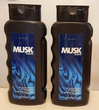 Avon Musk Marine For Men 2 In 1 Hair & Body Wash Gift Lot Retired New Sealed - $29.62