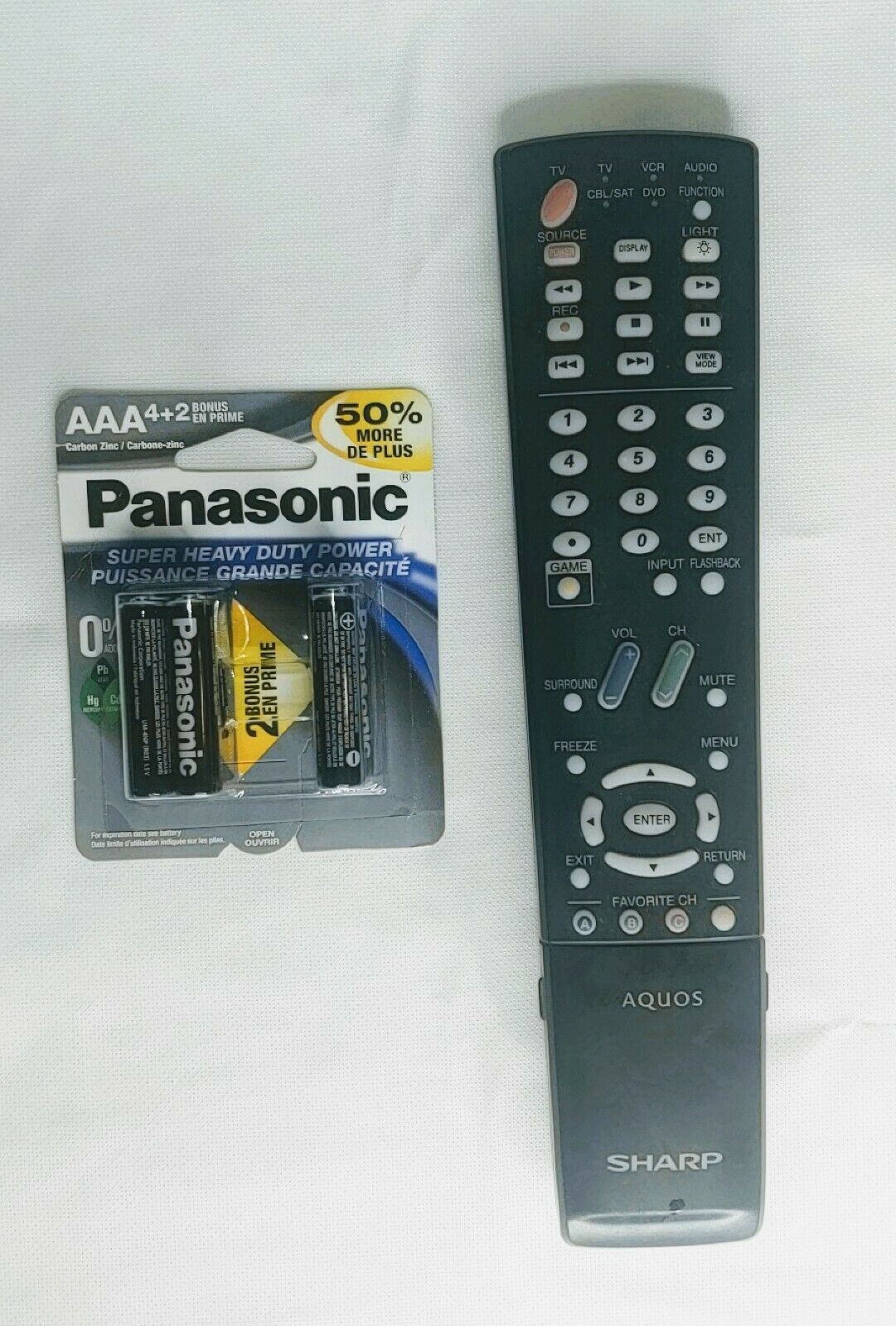 Genuine Sharp Aquos MX 7043 Remote Control with Batteries Remote Controls