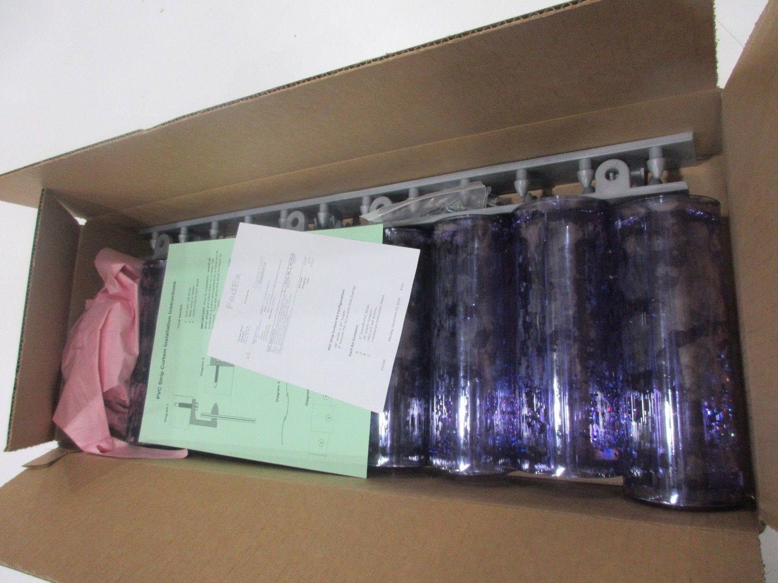 6' x 10' Industrial Strip Curtain Door Cooler Freezer Dock Vinyl Walk In PVC Other Restaurant