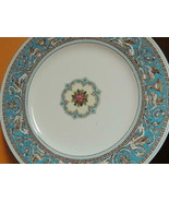 Wedgwood 10.5&quot; Dinner Plate Florentine W2714 Turquoise Griffin Vintage W... - $44.99
