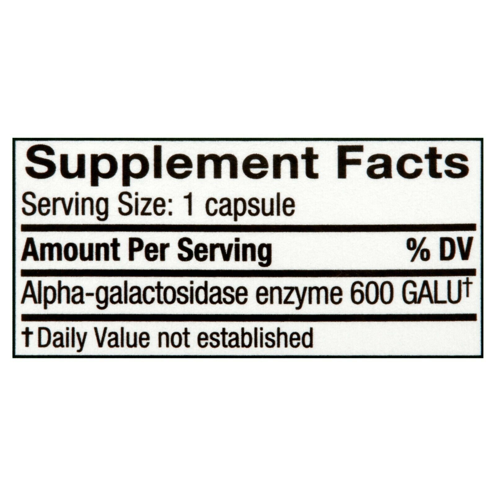 Equate Gas and Bloating Prevention Food Enzyme Dietary Supplement, 100