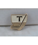 Vintage Soviet Hockey Pin - Gorky Torpedo Shield and Hockey Stick - Stam... - $19.00