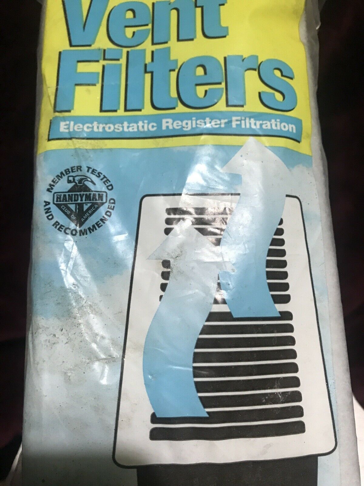 WEB Vent Electrostatic Register Filtration Filters 12 Pack 90 Day Fits