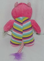 GANZ Brand H12598 Pink Multi color Striped Knit Wit Monster image 3