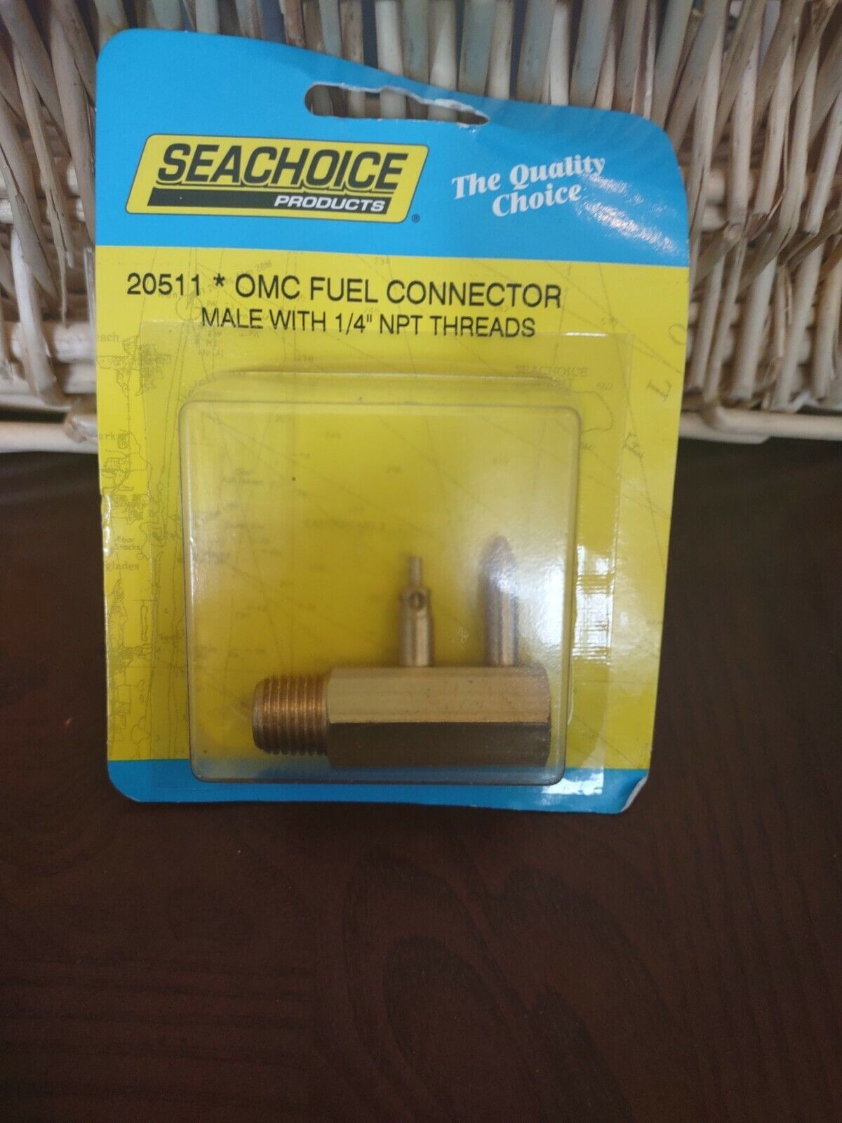 Deluxe Johnson and Evinrude Male Quick Connect Fuel Tank Fitting for Boats Other