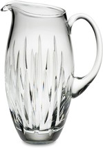 Reed &amp; Barton Crystal Soho Pitcher 9.5&quot; Clear Tapered Vertical Cut 1.5Qt... - $81.00