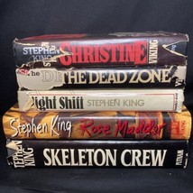Lot of 5 Stephen King Books Dead Zone Christine Night Shift Rose Madder ... - $24.18