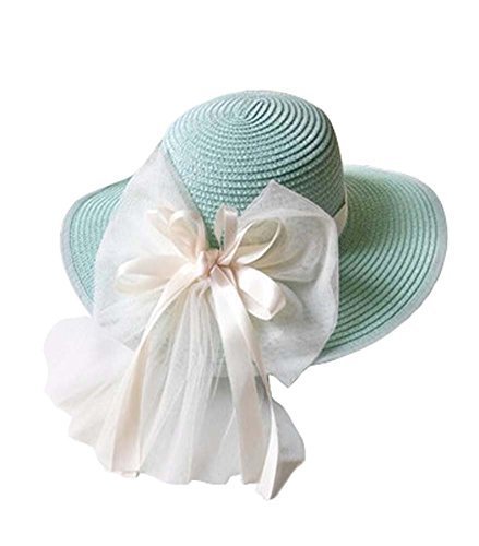 Folding Beach Hat UV Girls Summer Sunscreen Large Brimmed Hat Child Children