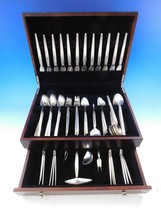 Trenza by Celsa Mexico Sterling Silver Flatware Set Service Mid Century Mod 76pc - $8,415.00