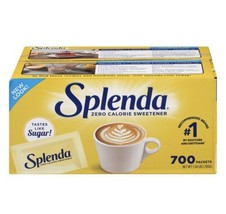 Splenda 700 count sweetner. zero calorie packets. 1 box - $44.52