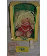 1983 Cabbage Patch Kids Blond Hair Girl W/Xavier Roberts Sig. w/ Box &amp; P... - £299.91 GBP