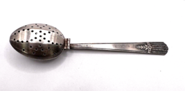 Vintage 1949 Rogers Everlasting Silverplate Tea Strainer Infuser Spoon  ... - $29.21