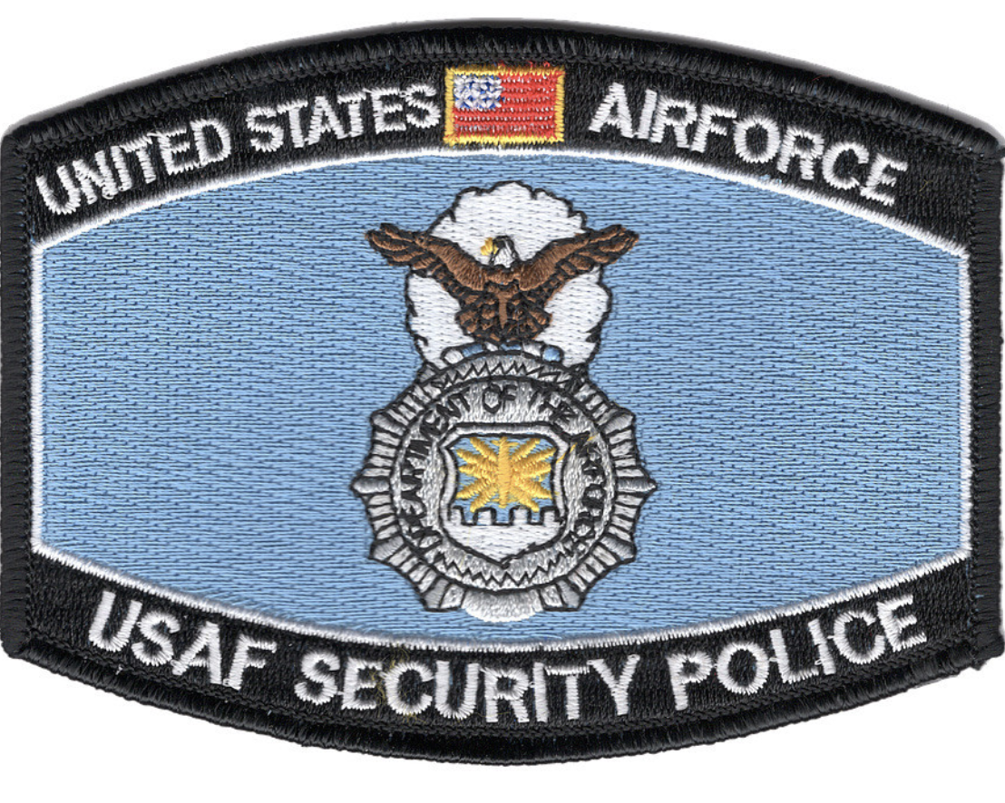 45 Air Force Security Police Mos Embroidered Patch Marines