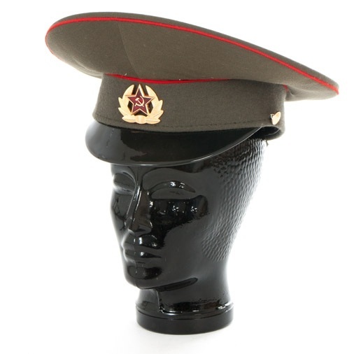 Soviet Red Army Officer's visor hat cap 