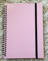 Pretty Pink &amp; Black Hardcover Journal Diary Agenda Planner Notebook New - $8.98