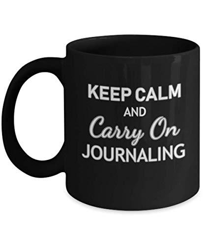 Inspire Black Coffee Tea Mug Carry On Journaling Gifts for Sister from Brother