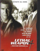 Lethal Weapon 4 Mel Gibson Danny Glover DVD - $8.00