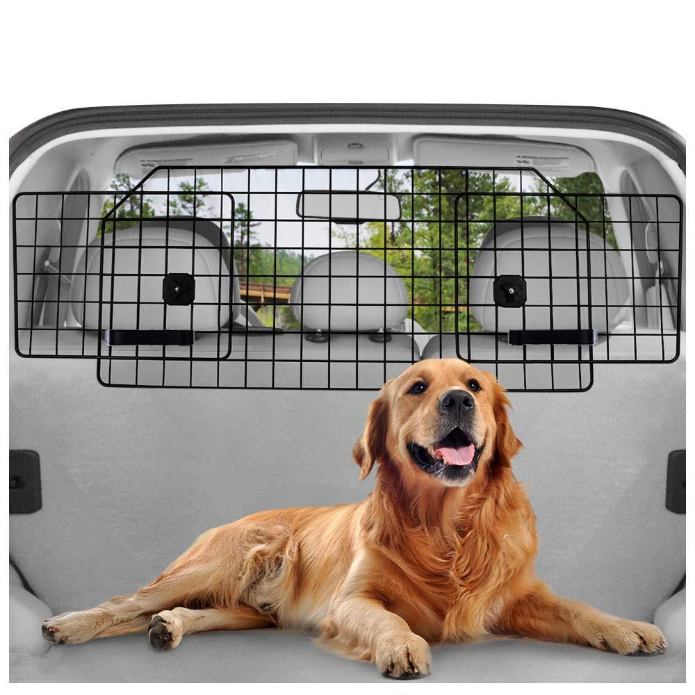 Dog Car Barrier for SUVs Adjustable Large Pet SUV Barriers Heavy-Duty ...