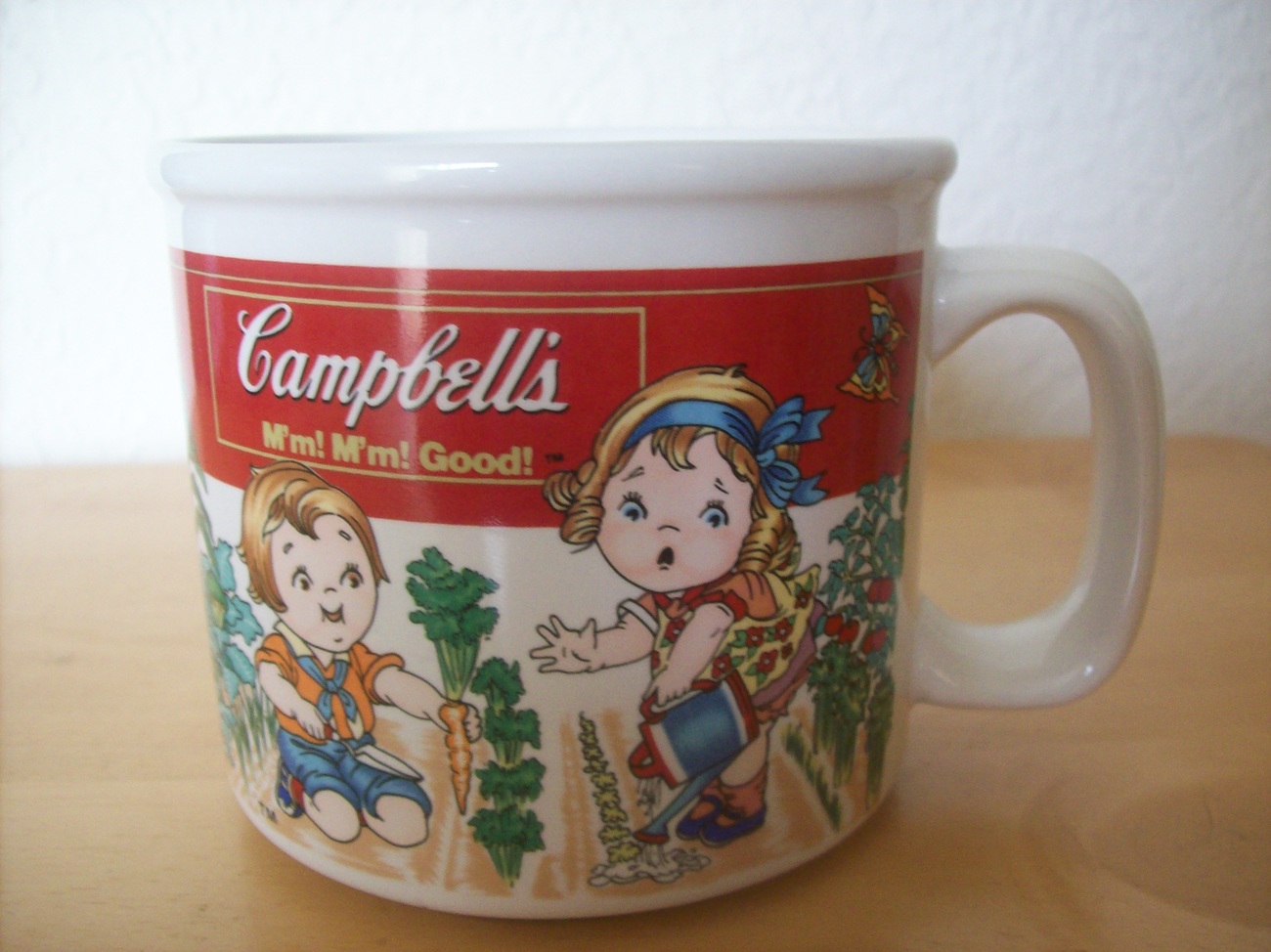 1993 Campbell’s Farming Kids Coffee Cup - Decorative Collectibles