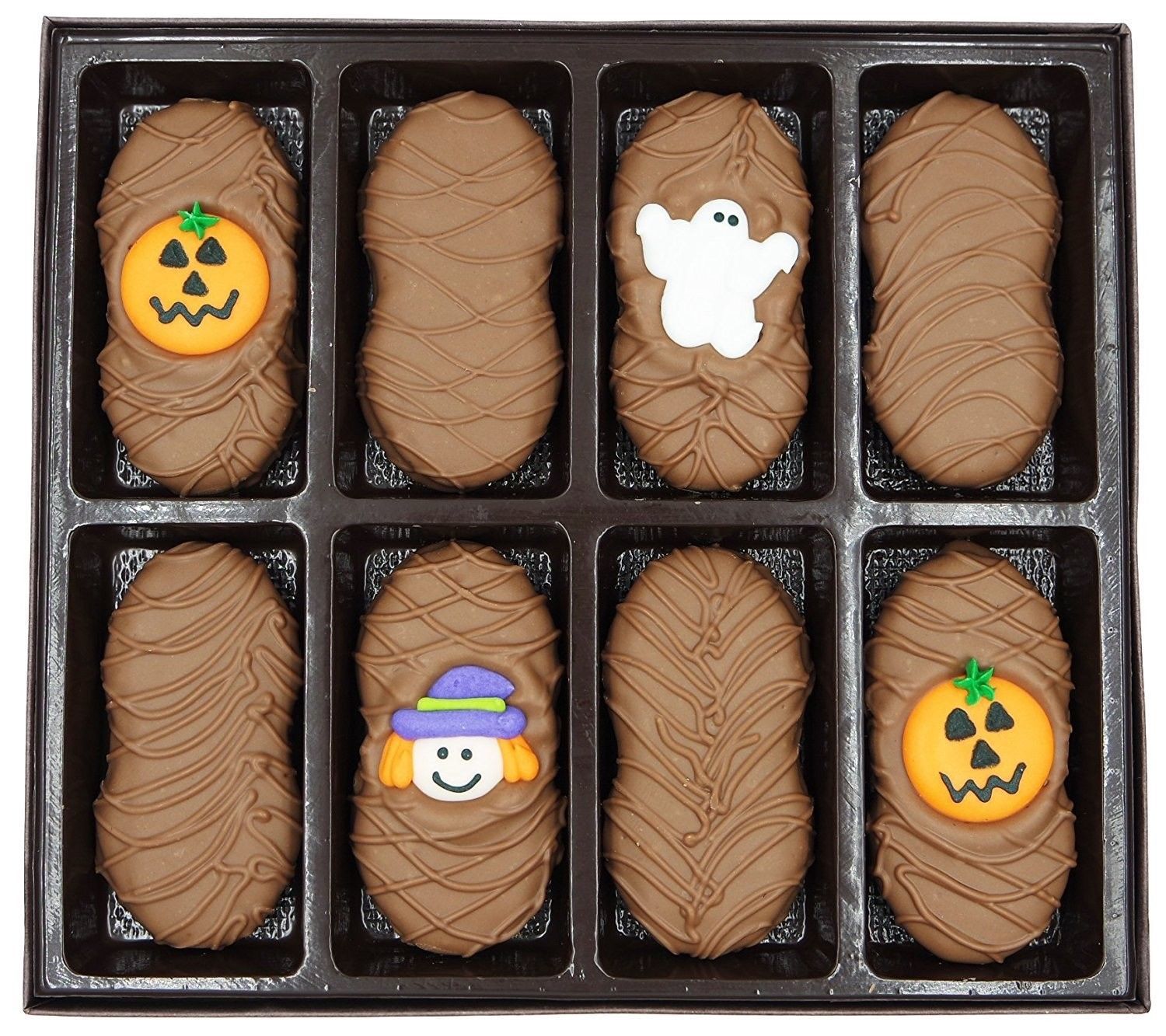 Primary image for Philadelphia Candies Halloween Pumpkin Asst Milk Chocolate Nutter Butter Cookies