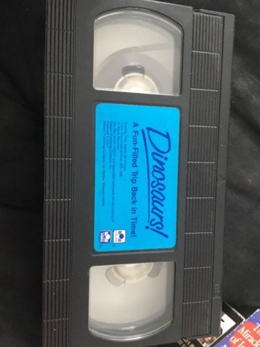 Dinosaurs! VHS Golden Book Video A Fun Filled Trip Back In Time *Tape ...