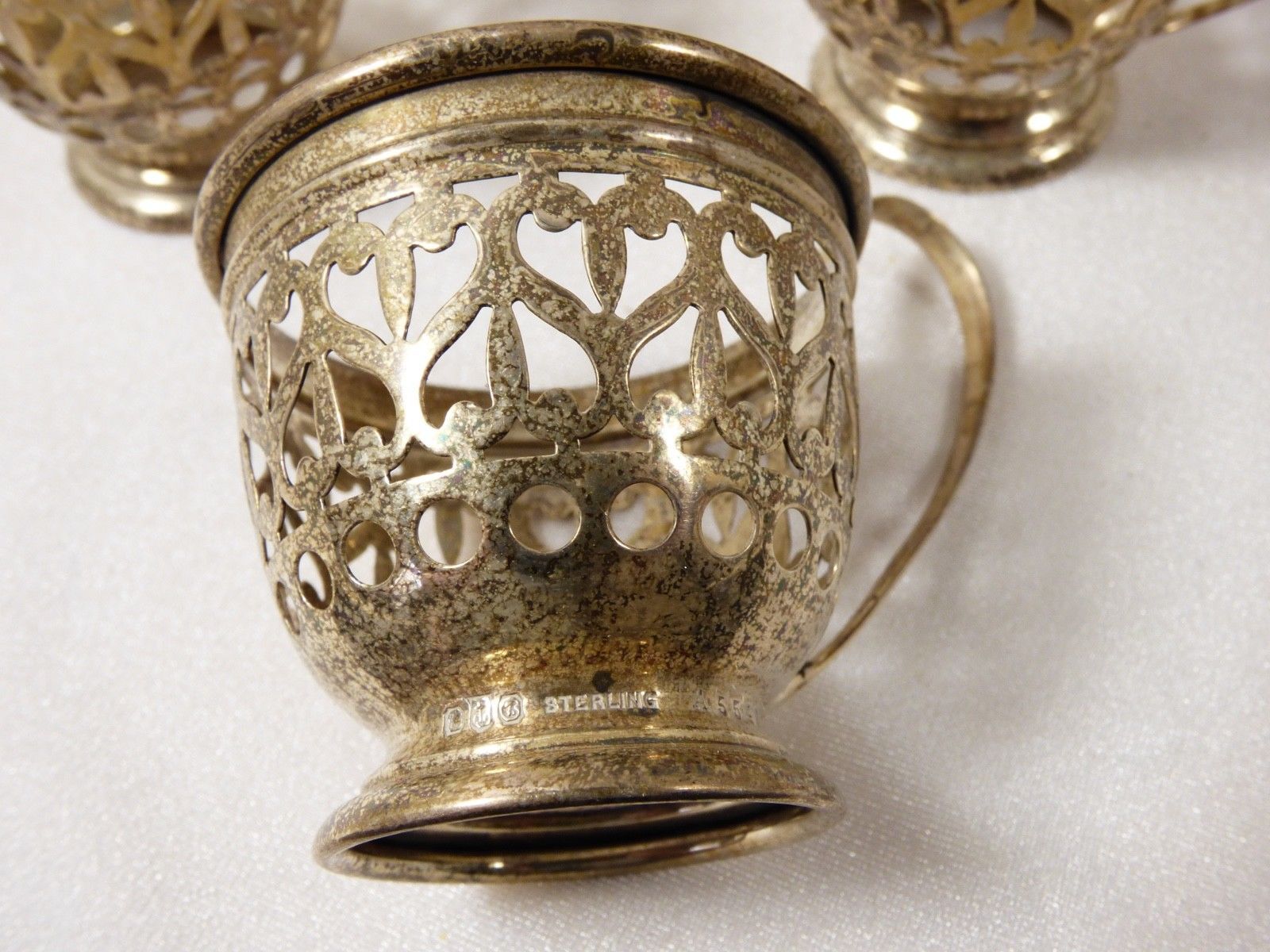 Vintage Gorham Sterling Silver Cup Holder Insert 1 3//4/"