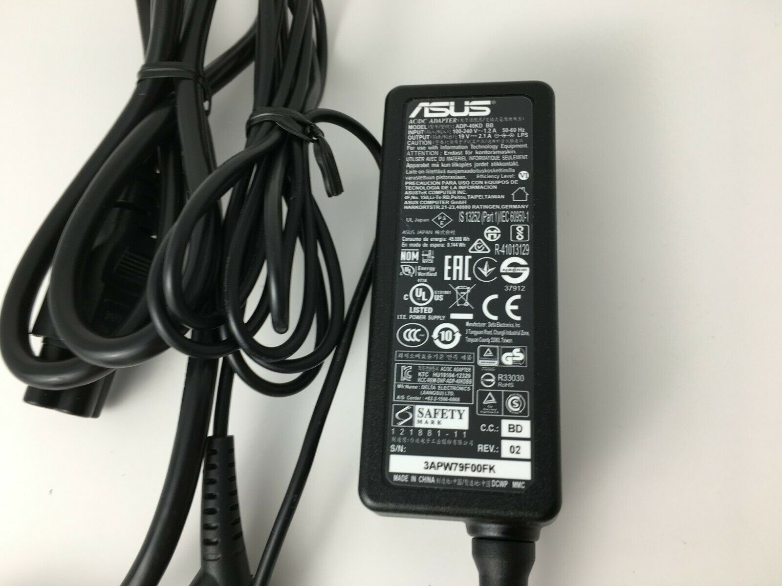 Genuine ASUS 19V 2.1A AC Adapter for ASUS VG245H MS246H MS248H ML239