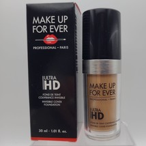 Make Up For Ever Ultra HD Invisible Cover Foundation  SHADE Y345, 1.01oz... - $24.74