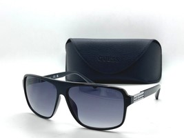 Guess Sunglasses Gu 00038 01B Shiny Black 61-12-135MM /CASE+CLOTH Unisex - $38.77