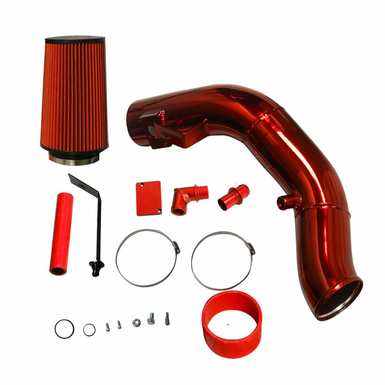 Oiled Cold Air Intake Kit Red For 2003-2007 Ford F250 6.0L Powerstroke ...