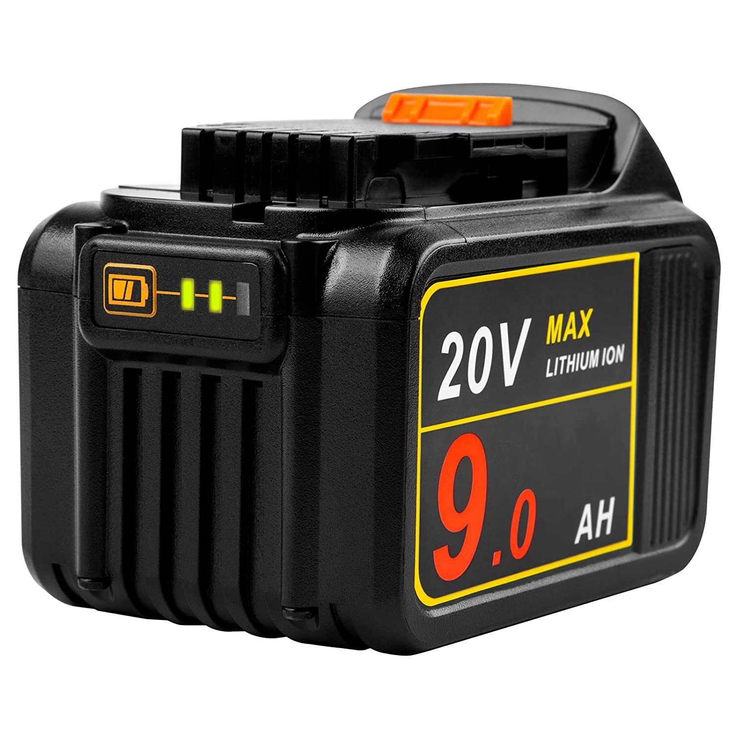 20-Volt Upgrade High-Output 9.0Ah Long-Lasting Battery For Dewalt 20V Max Xr Dcb