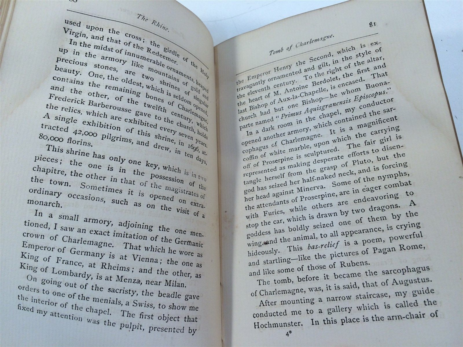 The Rhine: A Tour From Paris To Mayence by Victor Hugo HC - Antiquarian ...