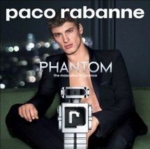 PACO RABANNE PHANTOM BY PACO RABANNE EAU DE TOILETTE SPRAY 3.4oz ~ 100ML... - $75.95