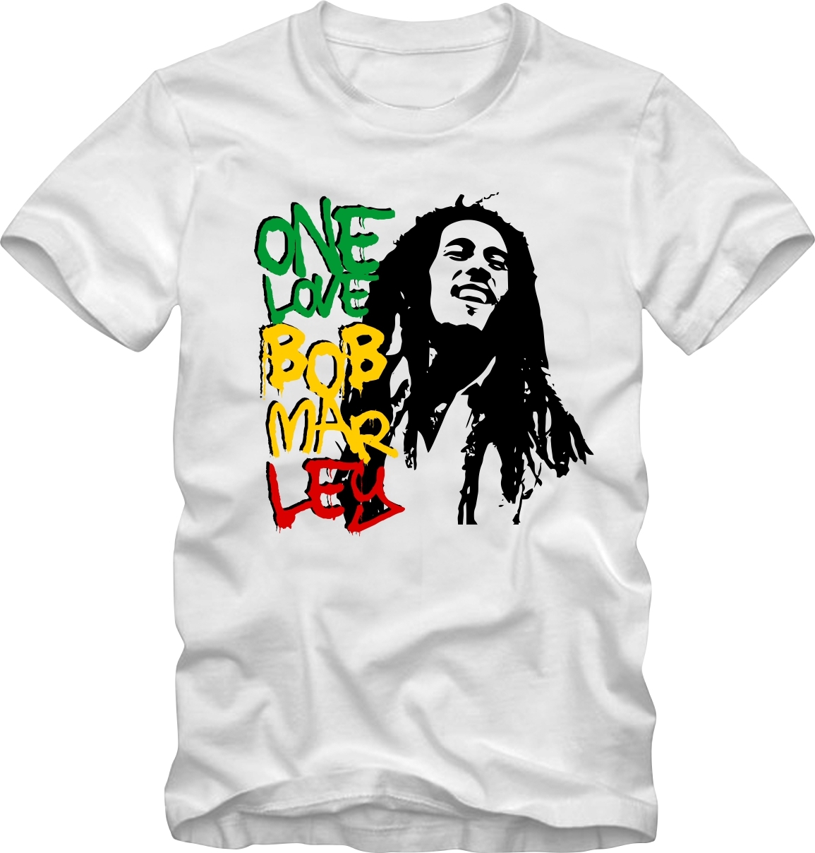 Image of Marley One Love T-Shirt Custom Print and Design Bob