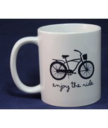 Coffee Mug Cup Bicycle  &quot;Enjoy the Ride&quot; Orca Coatings - £15.48 GBP