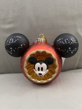 Disney Mickey Mouse Sunburst Icon Ball Ornament New