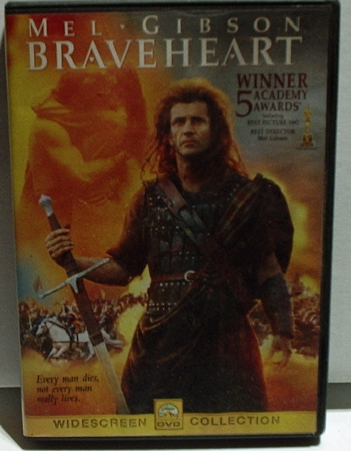 "Braveheart" 1995 Mel Gibson movie-2000 DVD release - $2.00
