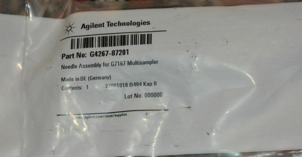 New in Box Agilent Needle Assembly for G7167 Multisampler G426787201
