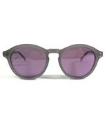 Cole Haan Sunglasses C6164 72 Gray Round Frames with Purple Lenses 50-18... - $32.71