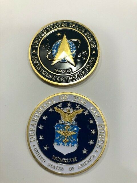 US Seller QTY 4 x GOLDEN color - RARE Unique U.S. Space Force / Air ...