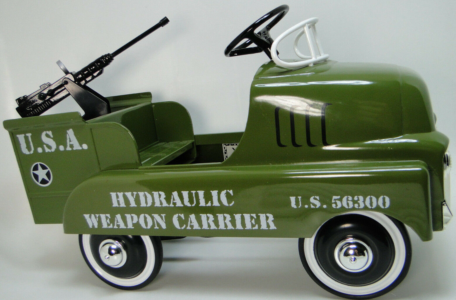 vintage pedal car jeep