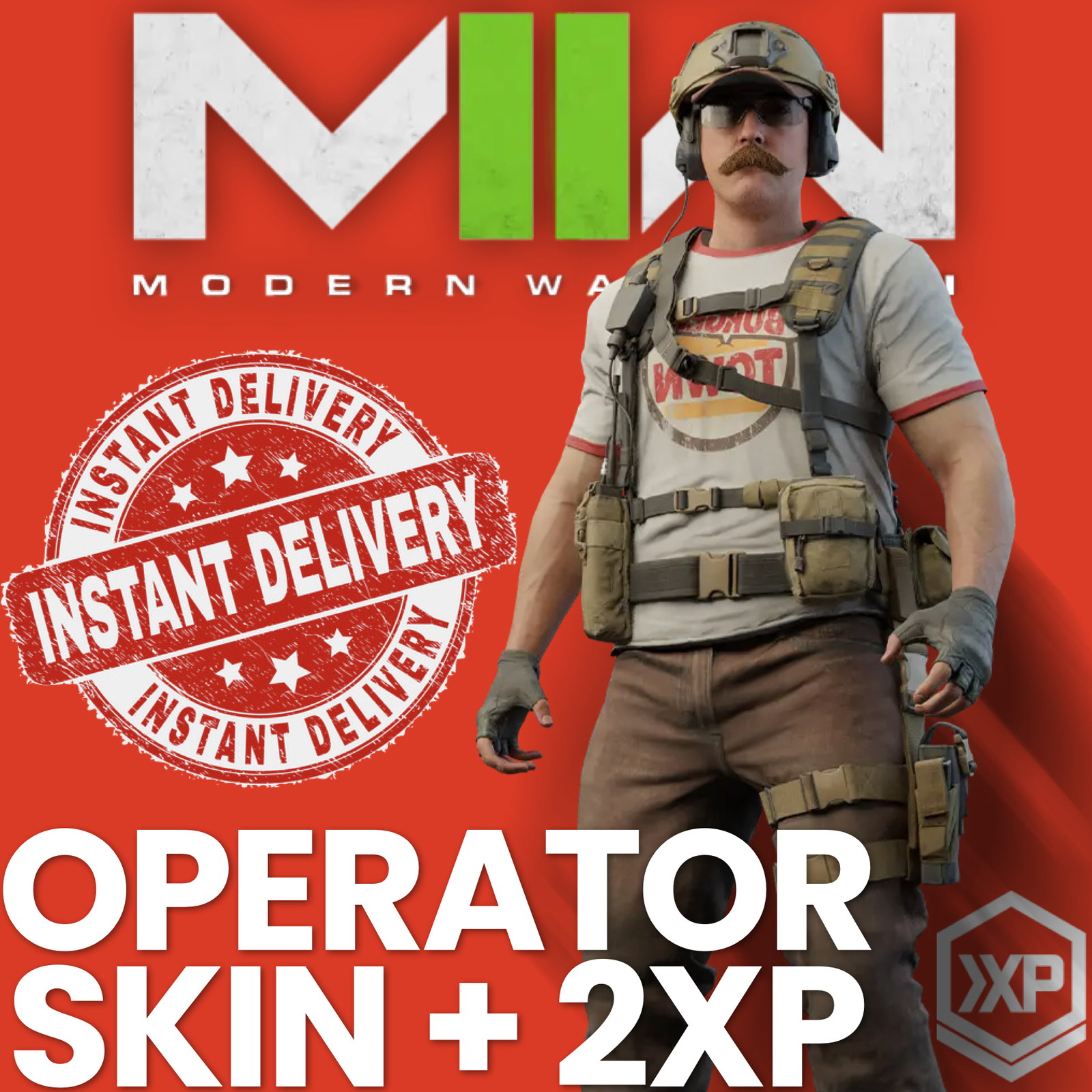 Burger Town Operator Skin MW2 + 2XP 1H Cod and similar items